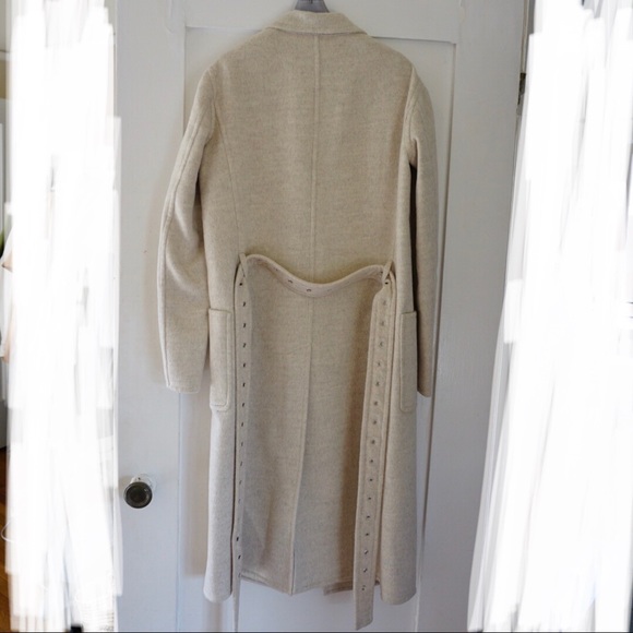 CÉLINE Phoebe Philo Cashmere Belted Coat Sz 36 - Picture 15 of 16